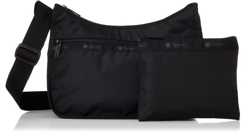 LeSportsac [Official] CLASSIC HOBO7520 Shoulder Bag, Recycled Black JP, Free Size