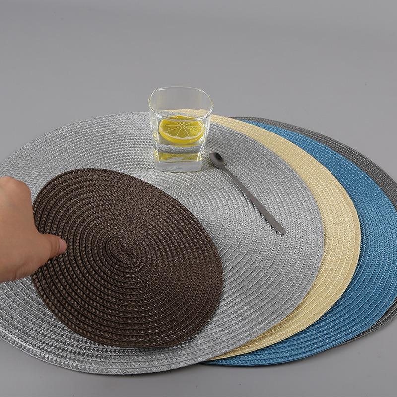 European and American wind waterproof and oil resistant about 38cm round placemat