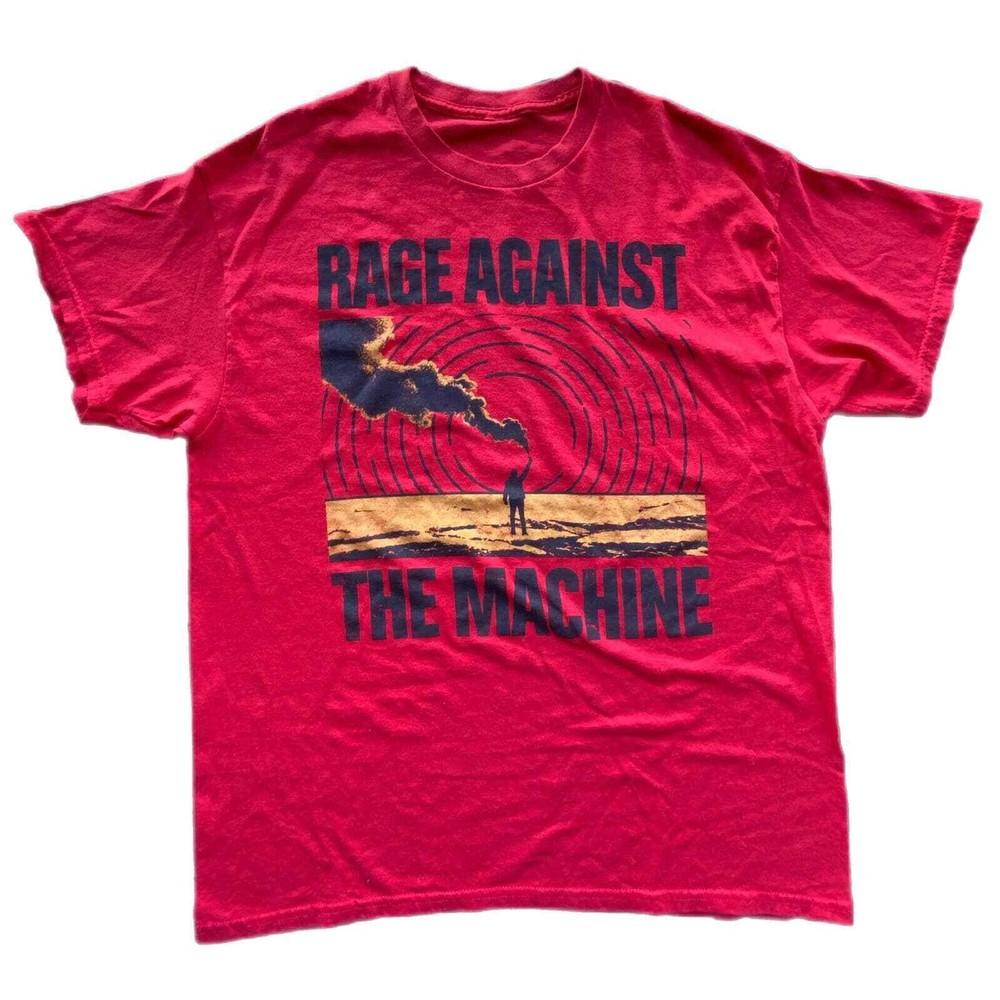 

Rage Against the Machine Red Short Sleeve T Shirt S-4XL BL235 Unisex T-Shirt L