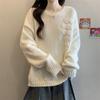Sweater for Women Autumn Winter Thickened Warm Knitted Stretchy Long Sleeve Tops