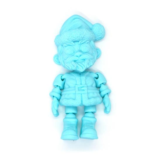 Yousheng Santa Fridge Magnet Movable Joints Christmas Ornaments 3D Printed Festive Fridge Decor Unique Party Gift