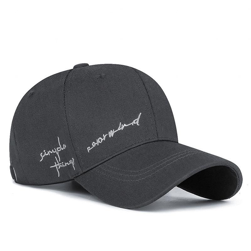 A Versatile Baseball Cap with Embroidered Letters A Sports Sunshade A Street Student Baseball Cap