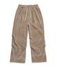 ODDBALLS CLUB Corduroy Jacquard Pintuck Balloon Pants Beige