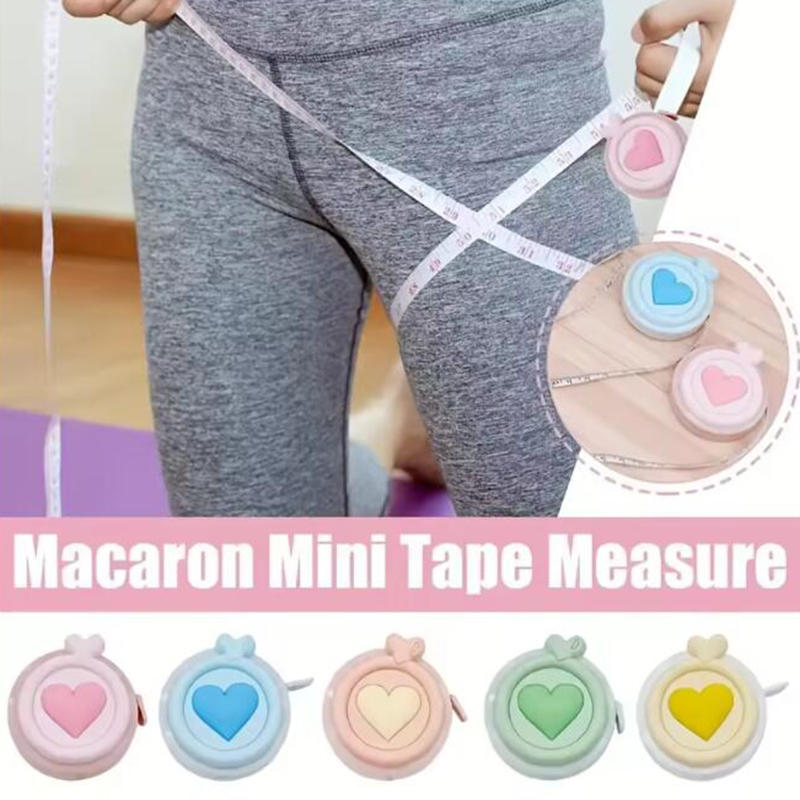 Soft Tape Measure Leather Cartoon Mini Double Scales Rulers Retractable Portable Home Craft Measurements Measuring Tape for Body Fabric Sewing Tailor