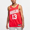 Nike NBA Colorblock Straight-Leg Fit Retro Sleeveless Basketball Jersey Men Jersey Red BQ8112-659
