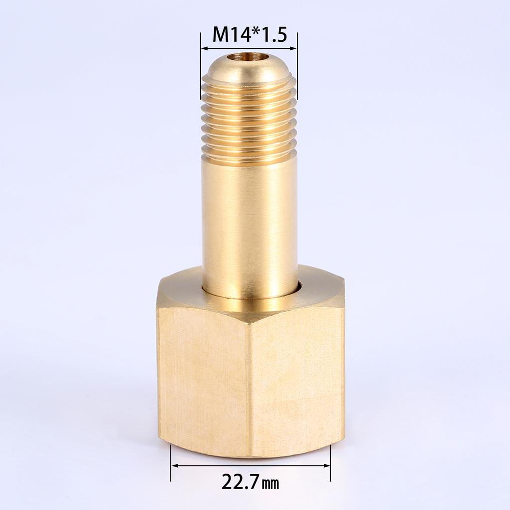 G5/8 zu M14*1,5 Sauerstoffflaschen-Druckminderer-Schnittstelle G5/8 zu NPT 1/2 Anschluss Druckregler-Adapter