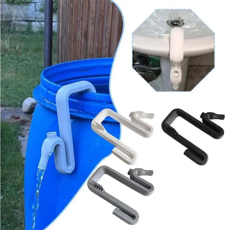 Self Priming Siphon Hose No-Drill Overflow Pipe Effortless Auto Drain & Fill Rainwater Transfer & Overflow Pipe Solution