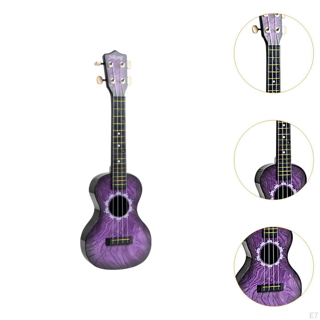 Dziecięce ukulele zabawka muzyczna gitara czterostrunowa lekki instrument dla młodych uczniów