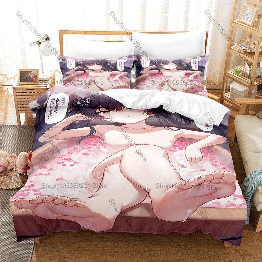 Personality Game Character Kisaki Shanhaijing Bedding Set New Duvet Cover Pillowcase Home Textile Bed Linen For Kids Adults Fans