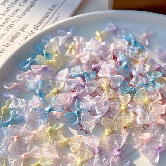 10 ks Mini mašliček Malé stužkové mašličky Malé předvázané mašličky pro DIY řemesla Šití Scrapbooking Balení dárků Vlasové doplňky Ozdoba na párty