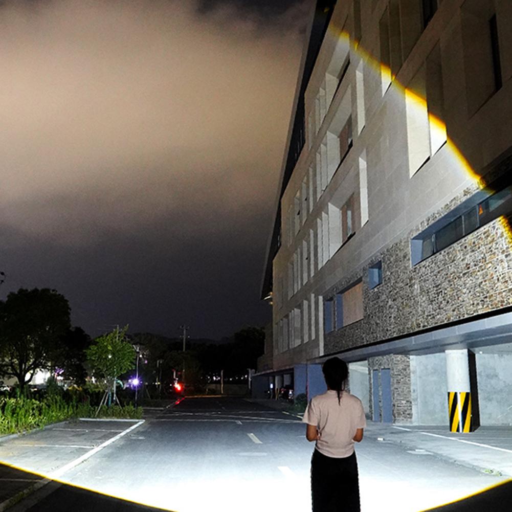 Rechargeable Flashlights Super Bright LED Flashlight USB C 72H Long Lasting Strong Flash Light Zoomable Beam For Camping Fishing