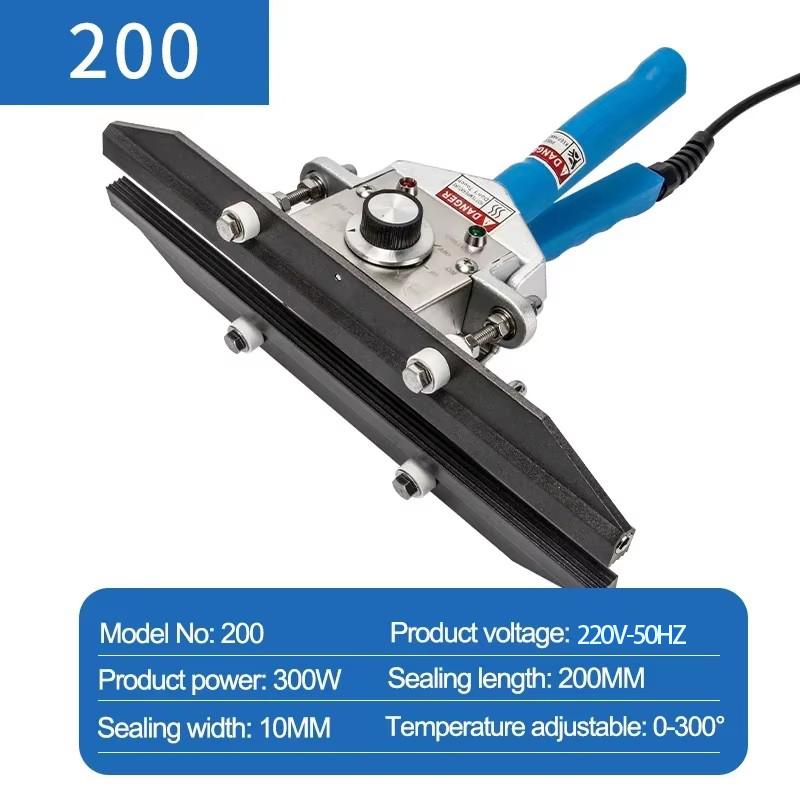 

Electric Sealing Machine Portable Hand Press Packaging Machine Hot Press Sealer for Tinfoil Aluminium Foil Bag Kraft Paper