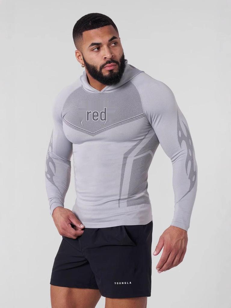 YoungLA Warrior Dehnbarer Fitness-Kapuzenpullover Jogginghose