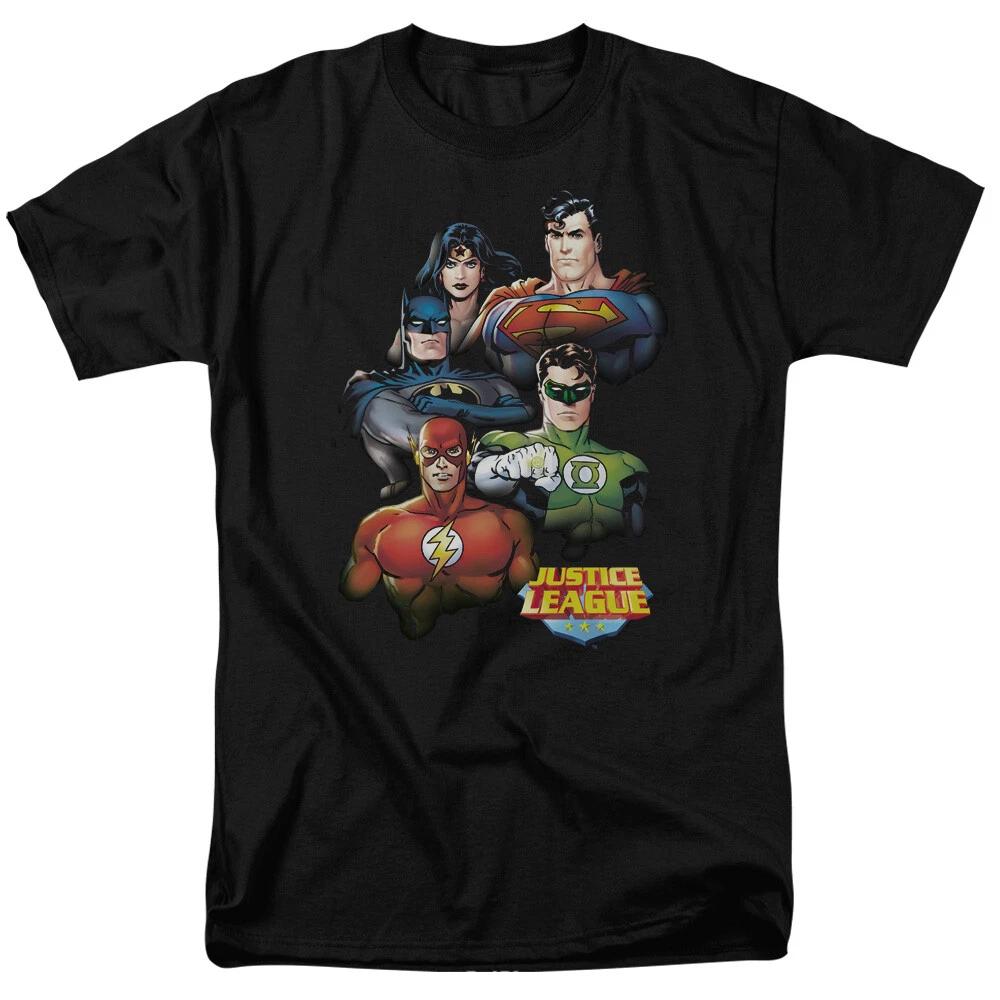 Justice League Of America Group Portrait T-Shirt - Regular or Tank - to 6X 4XL