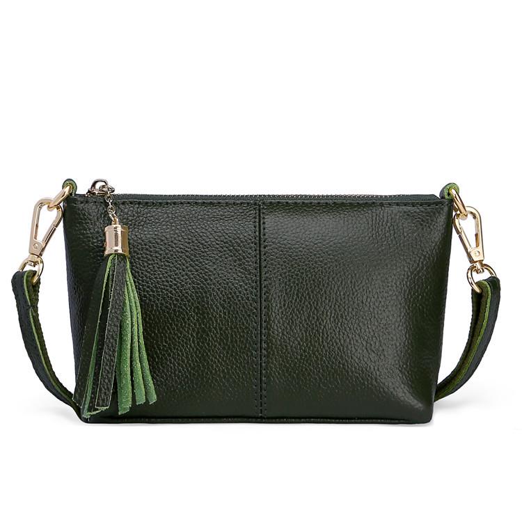 Dámská velkokapacitní kabelka a crossbody taška z pravé kůže v korejském stylu