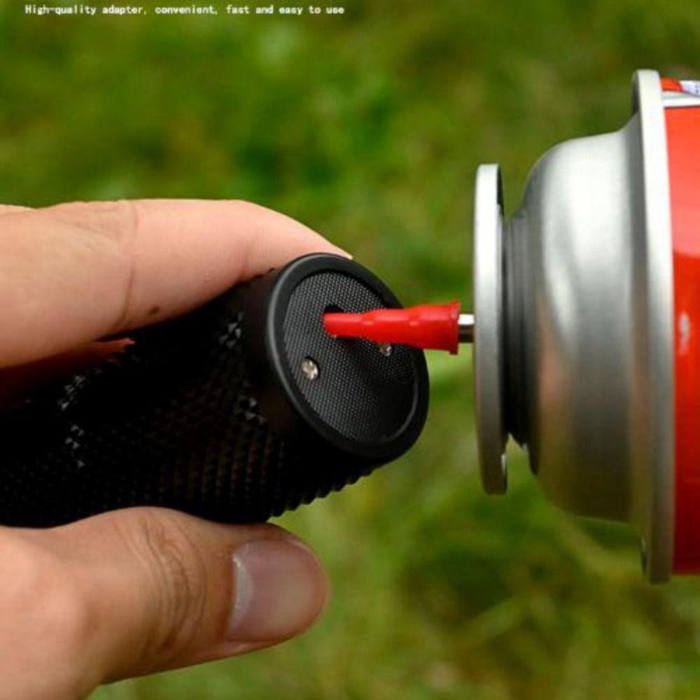 10pcs Red Convert Cassette Plastic Tank Into Inflatable Tank Spray Gas Refill Head Adapter