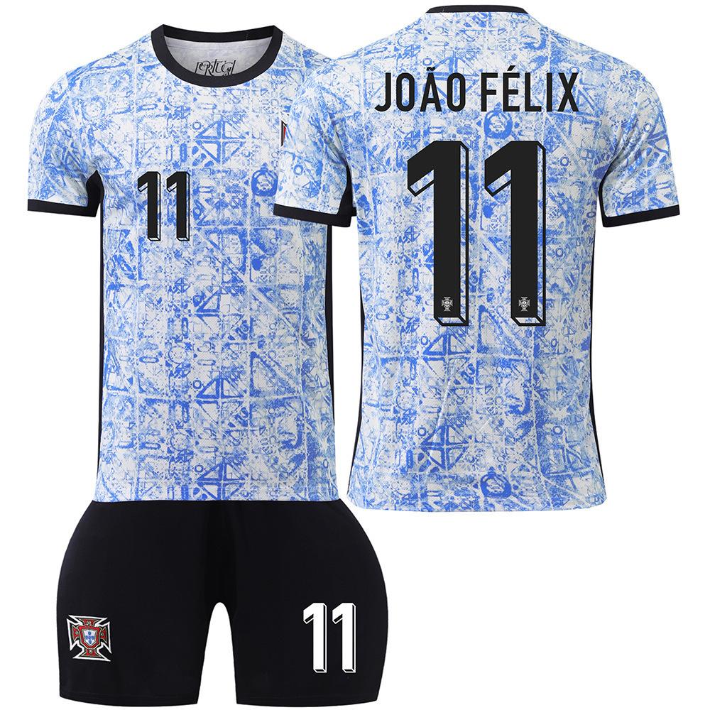 Portugal Uitvoetbalshirt Set Nee. 4, Jersey. 22