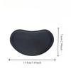 1pc Ergonomic Wrist Support Mouse Pad & Arm Rest Non-Slip Base, Comfortable Polyester Surface for Computer Users,Office & Home Desk Accessory