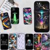 MY25 Space Astronaut Alien UFO Soft Shell Phone Case for Redmi Note 10 11 12 Pro Max 10S 10C 10T 11A 11S 12S 12C