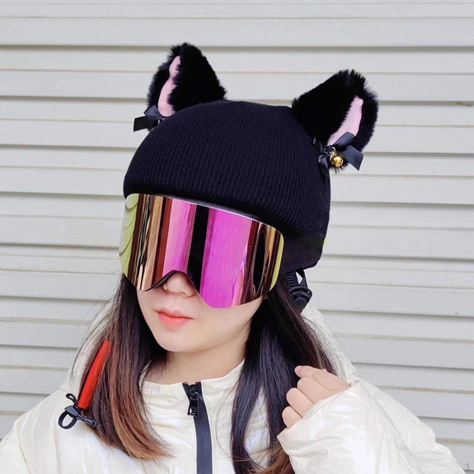 

Ski Helmet Cover Accessories for Women Men Stretch Winter Outdoor Sports Creative Snowboarding Wind чёрный