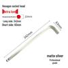 S2 Extended Ball Head Hex Key Wrench, High Strength Hardened 5mm/4mm Hexagonal Tool