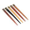 Chopsticks Set 5 Different Colors Natural Wood Antislip Design Feel Comfortable Chopsticks