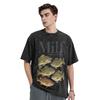 MILF Man I Love Fish Meme Washed T Shirts Streetwear Hip Hop Fashion T-Shirt  Tees Tops for Men Women Cotton Oversize Graphic