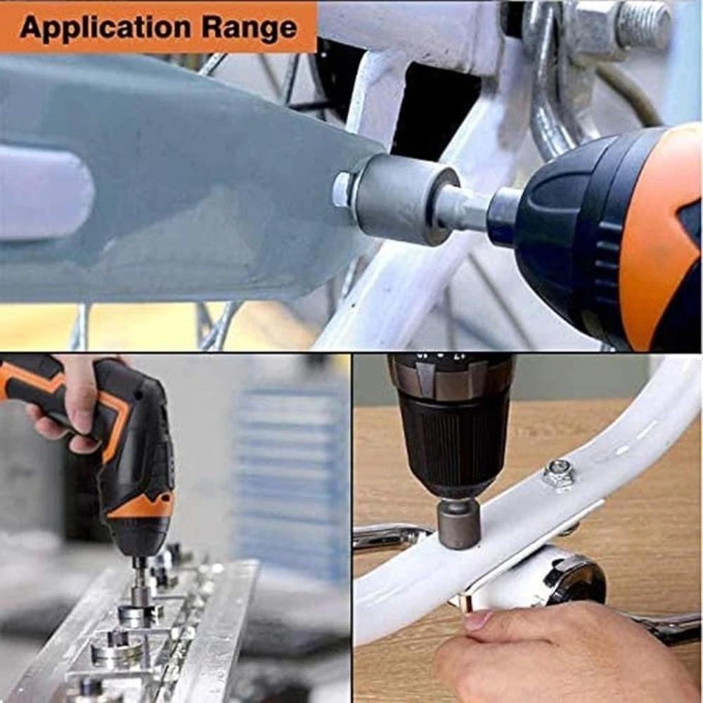 9/14pcs 5mm-13mm Hex SocketS Sleeve Nozzles Nut Driver Set Screwdriver Set Bits Sets Tools Power Nuts Driver Socket