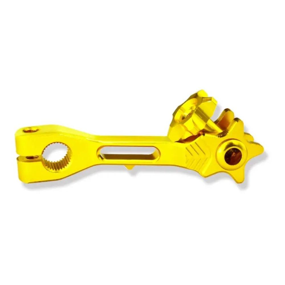 

Новый универсальный рычаг тормоза, рычаг педали заднего тормоза, алюминиевый сплав, ножной тормозной рычаг с ЧПУ, модифицированные аксессуары для мотоциклов золотой