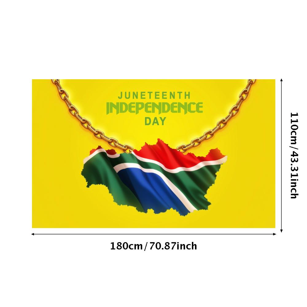 Polyester Material Independence Day Banner Freedom Celebration Banner Cultural Decoration for National Holiday Outdoor Display