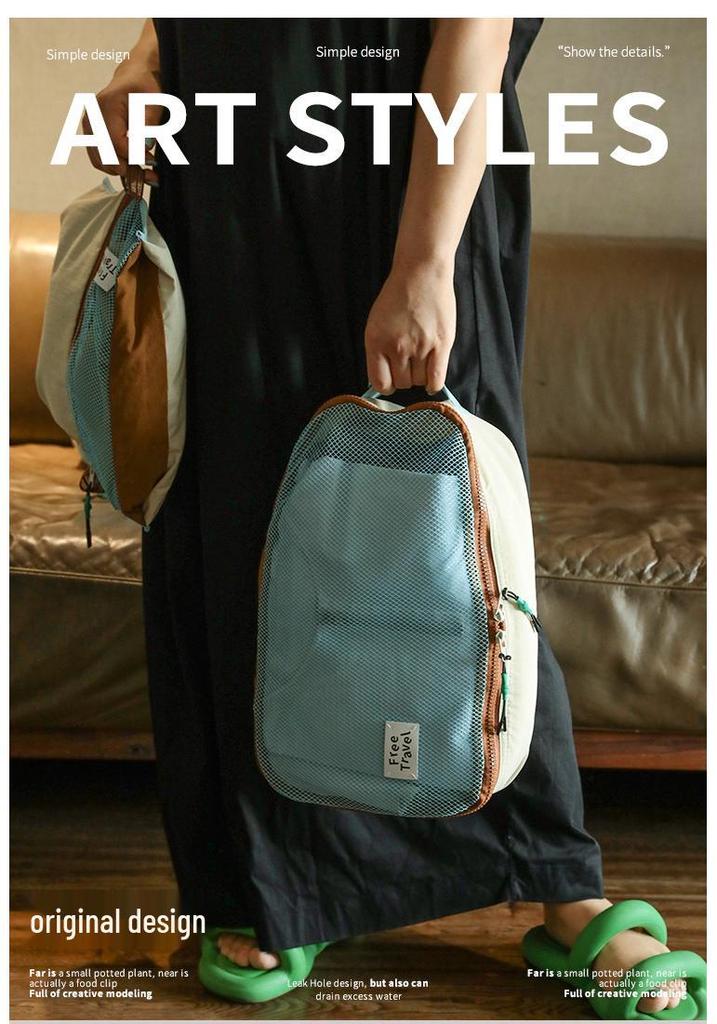 Travel Mesh Organizer Bags for Clothing, Shoes, Underwear & Personal Belongings