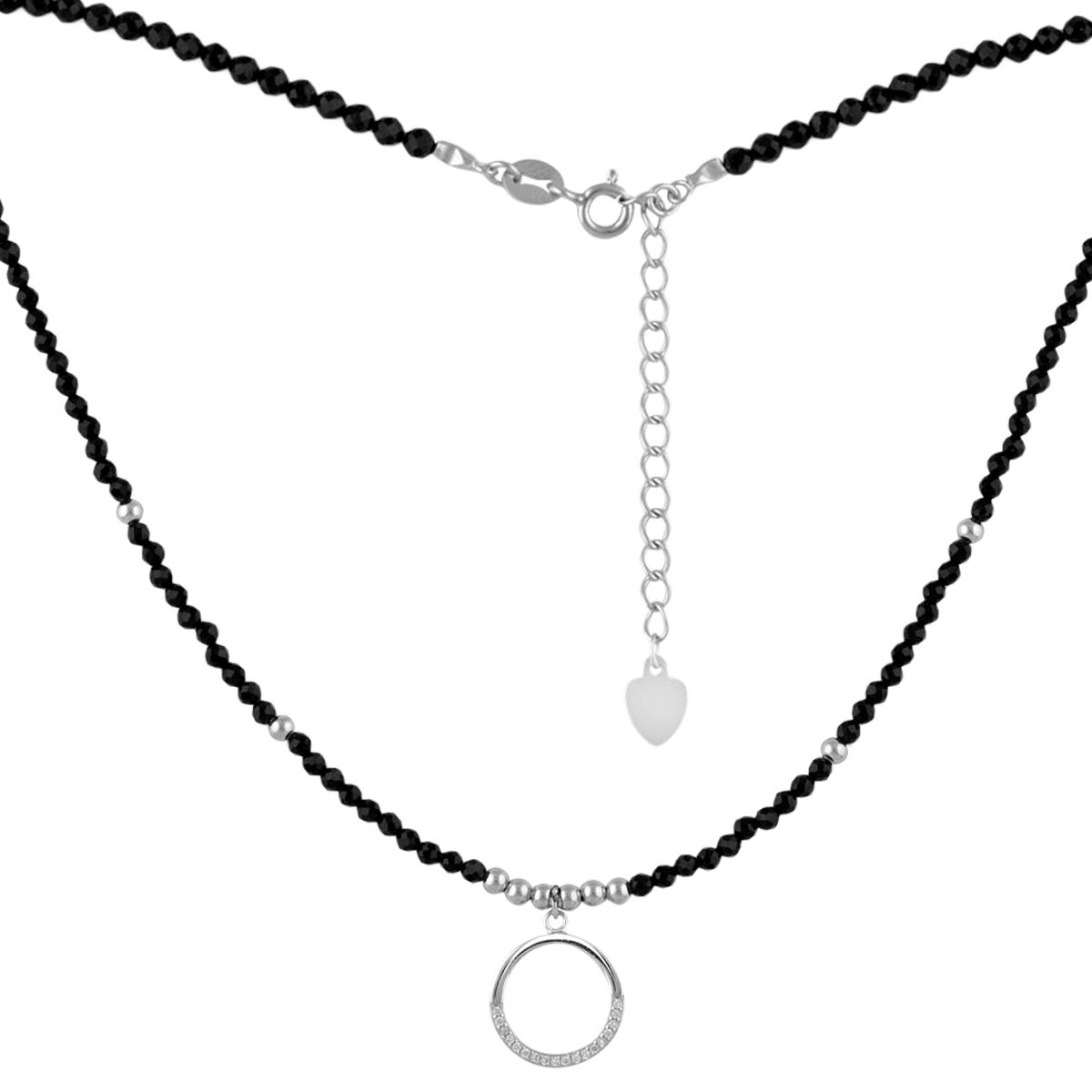 

Срібна каблучка з натуральною шпинеллю (2101178) 450500