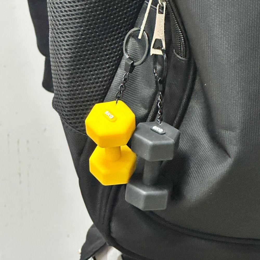 Mini Barbell Plates Key Chain Kettlebells Fitness Series Pendant  Bodybuilder