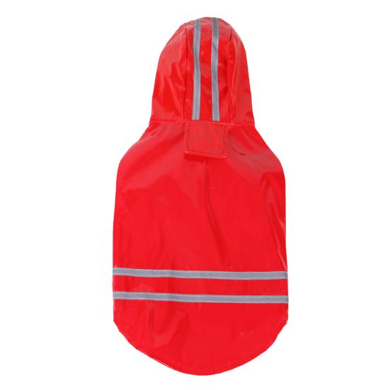 Pet Clothes - Dog Reflective Waterproof Raincoat Teddy Puppy Hooded Jacket Coat Pet Clothes