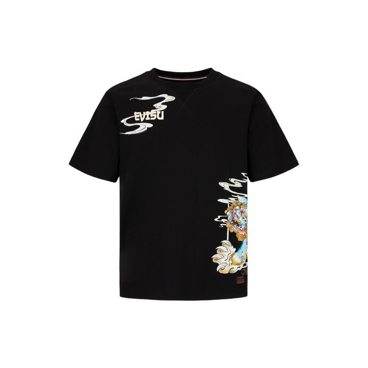 Evisu T-Shirts Unisex Crew Neck Moderate Straight Fit 2ESHTM2TS506XXCT