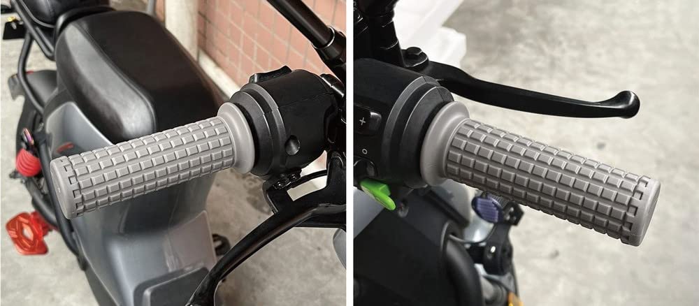 Beatus Handlebar Grip Bike 22.2mm Handle Universal Block Non-Penetrating (Dark