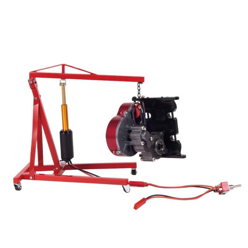 Simulation Model Fit for 1/10 Garage Series Decorations Ornaments Engine Engine Hanger Electric Crane Electric Jack Toy