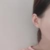 Korean Mini Small Heart Stars Stud Earrings For Women Student Teen Simple Tiny Minimalist Silver Color Ear Piercing Jewelry