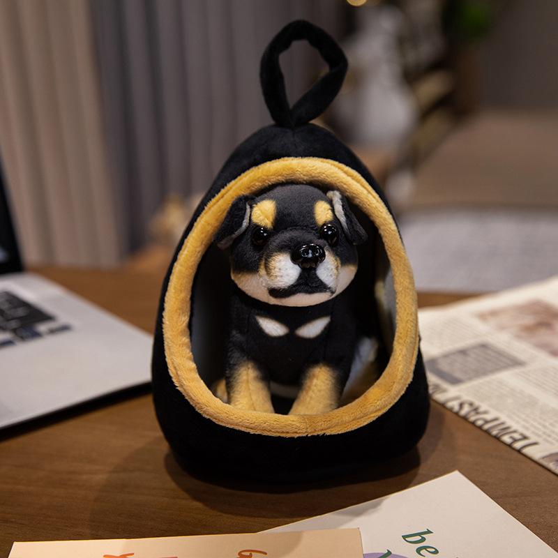 New Creative Simulation Cartoon Toy Doghouse Pendant Plush Unzipped Children's Toys Gift