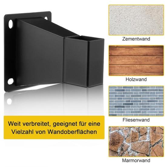 Držáky markýzy Nástěnné podpěry se šrouby Rozpěrné hmoždinky Kovová podpěra Náhradní díly pro markýzu Venkovní přístřešek na terasu Stínicí kování