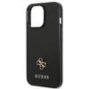 Guess Guhcp13Lps4Mk Iphone 13 Pro / 13 6,1 Czarny/Black Hardcase Saffiano 4G Małe Metalowe Logo