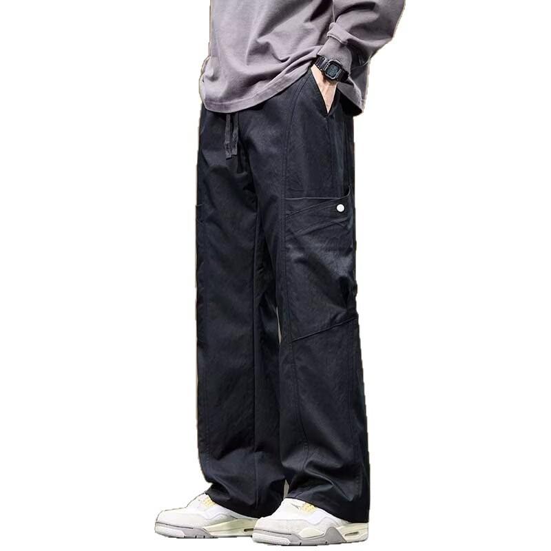 Tooling casual pants men's autumn new mopping straight outdoor sports charging trousers