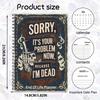 Customizable Spiral Notebook Thoughtful End Life Planning Laminated Cover Gift End-of-Life Care Family Guidance A5 Size CMYK