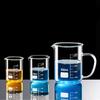 50-1000ml High Borosilicate Glass Measuring Cup Heat-resistant Laboratory Beaker With/Without Handle Scales Mug Measuring Tools