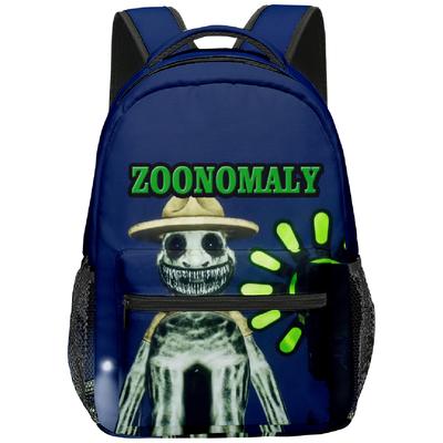 Cartoon Popular Funny Zoonomaly Student Bookbag Notebook Backpacks 3D Printed Oxford Waterproof Boys/Girls Travel Backpacks