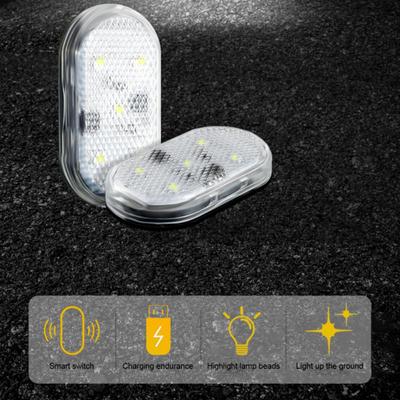 Magnetic Car LED Lights USB Charging Car Door Lighting Anti-collision Warning Light Wireless Car Reading Lamp Car Interior Light