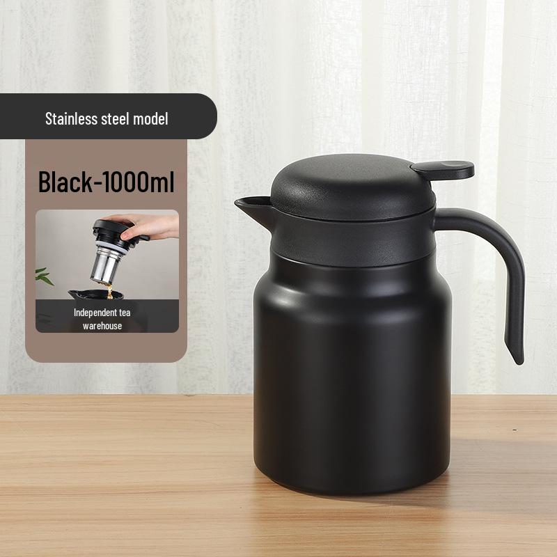 Large Capacity 304 Stainless Steel Insulated Tea Infuser Kettle for Home and Office