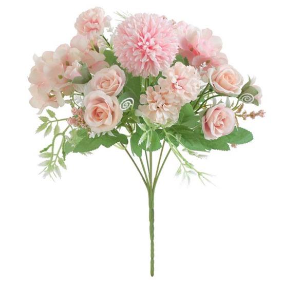 1 Stück künstliche Rose Blume Hochzeit Braut Handstrauß Party Home Blumendekor