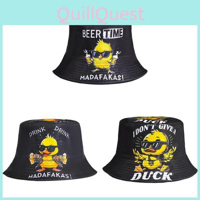 Cappello da Pescatore con Stampa Animalier in Poliestere Traspirante per l'Estate, Uso Esterno Casual