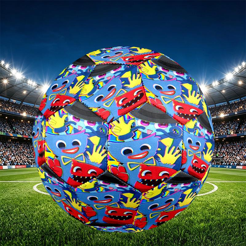 Huggy Wuggy Print Size 5 Soccer Ball, PU Wear Resistant Football for Match Training and Daily Practice, Birthday Gift for Soccer Fans